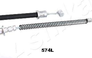 Ashika 131-05-574L - Cable de accionamiento, freno de estacionamiento www.parts5.com