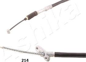 Ashika 131-02-214 - Cable de accionamiento, freno de estacionamiento www.parts5.com