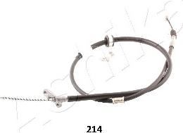 Ashika 131-02-214 - Cable de accionamiento, freno de estacionamiento www.parts5.com