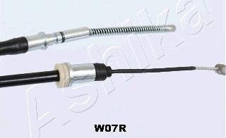 Ashika 131-0W-W07R - Cable, parking brake www.parts5.com