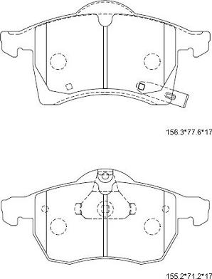 Holden 1605996 - Set placute frana,frana disc www.parts5.com