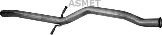 Asmet 09.076 - Repair Pipe, catalytic converter www.parts5.com