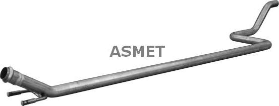 Asmet 09.107 - Exhaust Pipe www.parts5.com