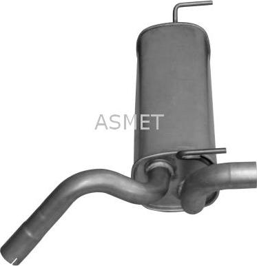 Asmet 05.242 - Silenciador posterior parts5.com