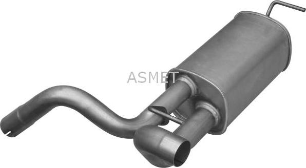 Asmet 05.263 - Middle Silencer parts5.com