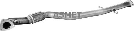 Asmet 05.280 - Exhaust Pipe www.parts5.com