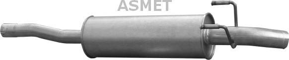 Asmet 02.054 - End Silencer www.parts5.com