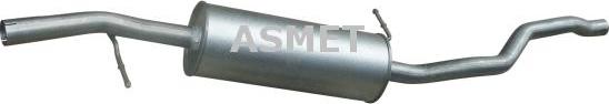 Asmet 07.237 - Middle Silencer www.parts5.com