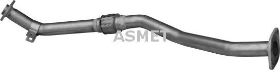 Asmet 14.009 - Exhaust Pipe parts5.com