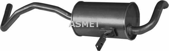 Asmet 10.104 - Zadní tlumič výfuku www.parts5.com