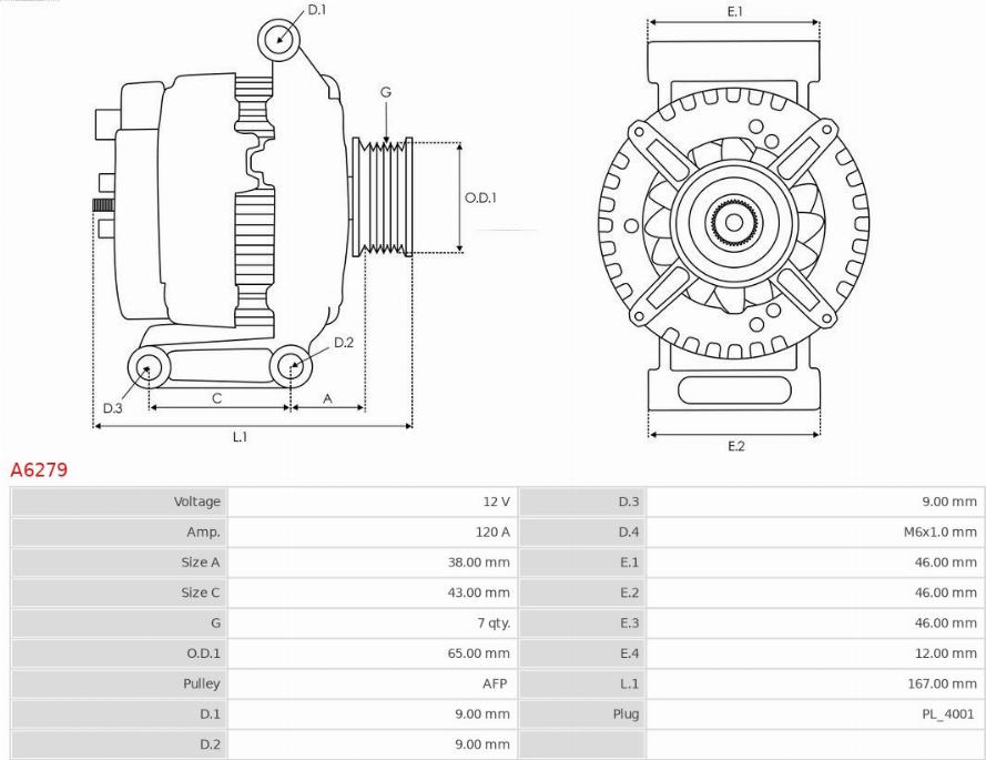 AS-PL A6279 - Generaator www.parts5.com