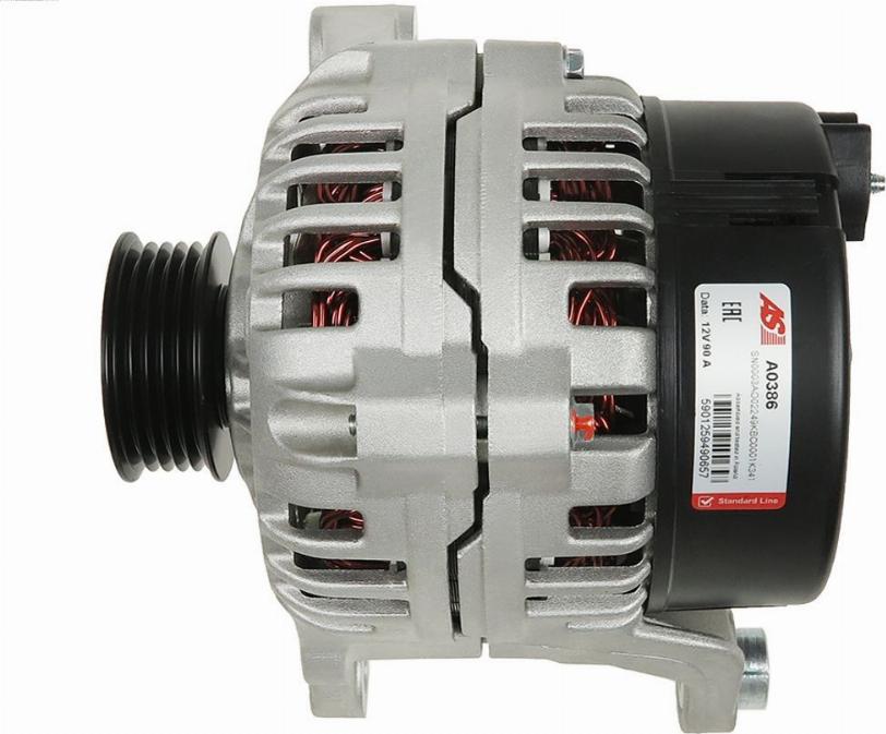 AS-PL A0386 - Alternator www.parts5.com