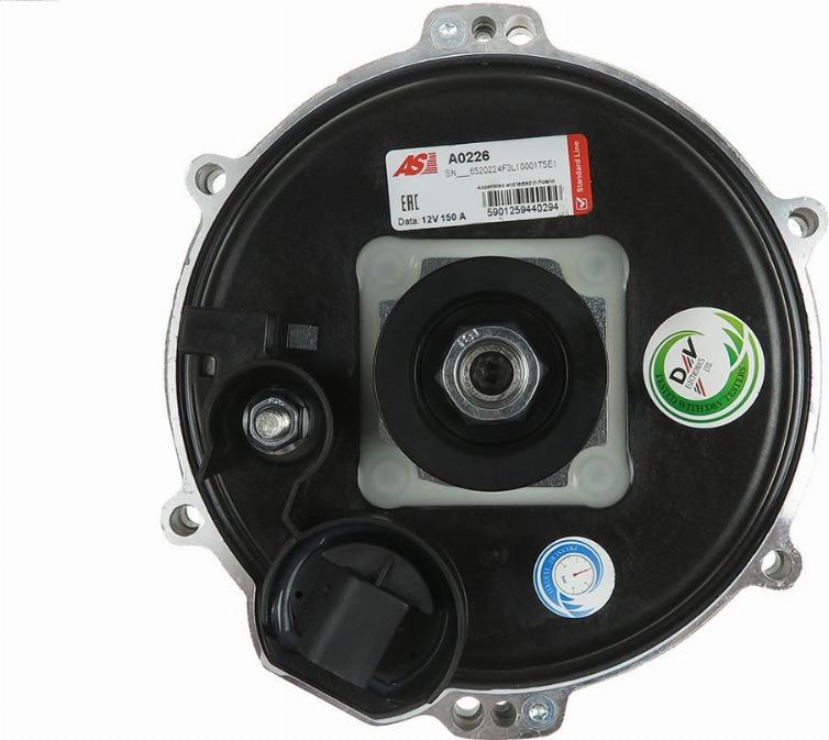 AS-PL A0226 - Alternátor www.parts5.com