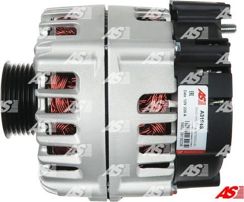 AS-PL A3194S - Alternador www.parts5.com