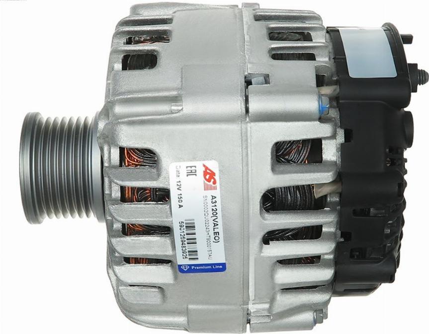 AS-PL A3120(VALEO) - Alternator www.parts5.com