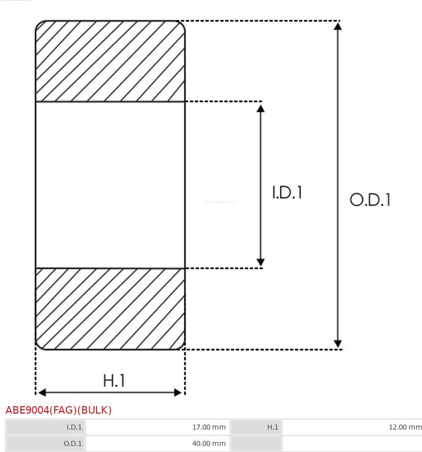 AS-PL ABE9004(FAG)(BULK) - Подшипник www.parts5.com