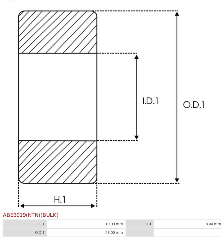 AS-PL ABE9019(NTN)(BULK) - Bearing www.parts5.com