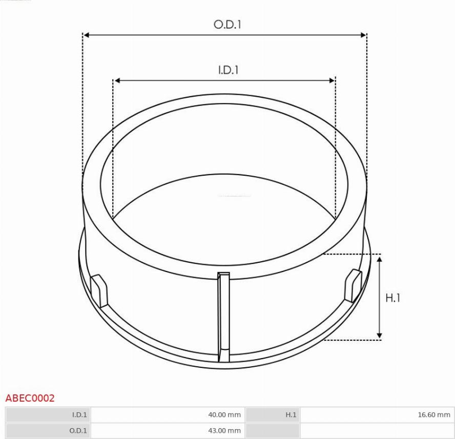 AS-PL ABEC0002 - Zaštitni poklopac, alternator www.parts5.com