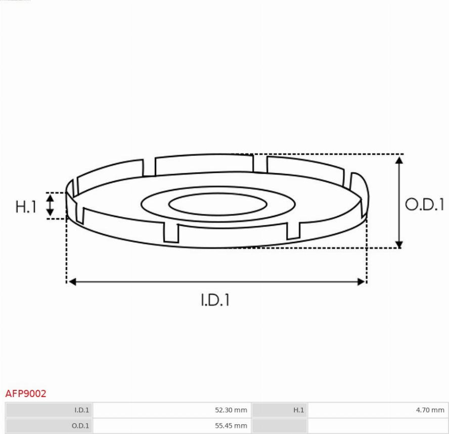 AS-PL AFP9002 - Fulie, alternator www.parts5.com