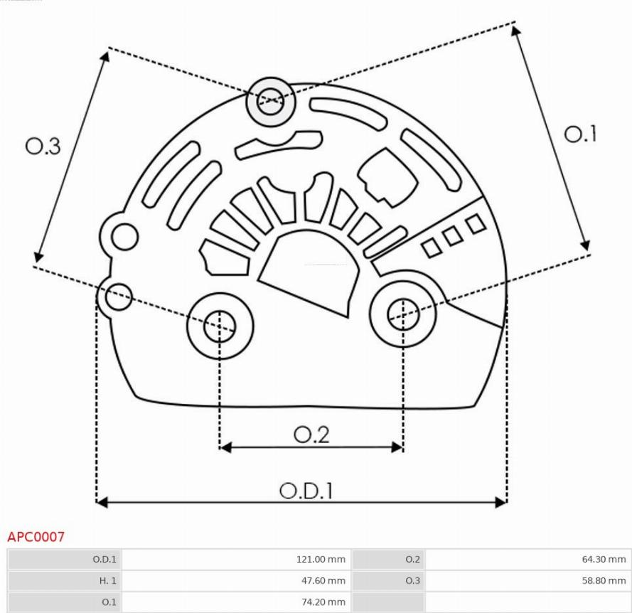 AS-PL APC0007 - Capac protector, alternator www.parts5.com