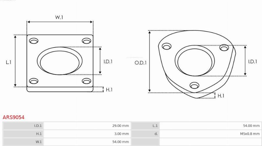 AS-PL ARS9054 - Remondikomplekt,generaator www.parts5.com