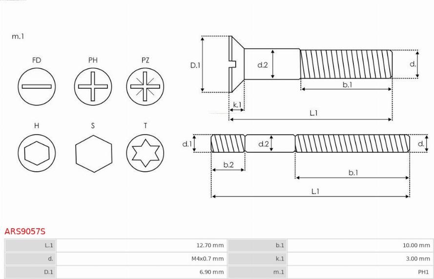 AS-PL ARS9057S - Kit de reparación, alternador www.parts5.com