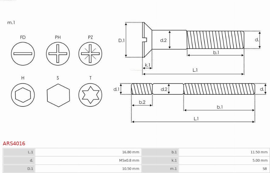 AS-PL ARS4016 - Zestaw naprawczy, alternator www.parts5.com