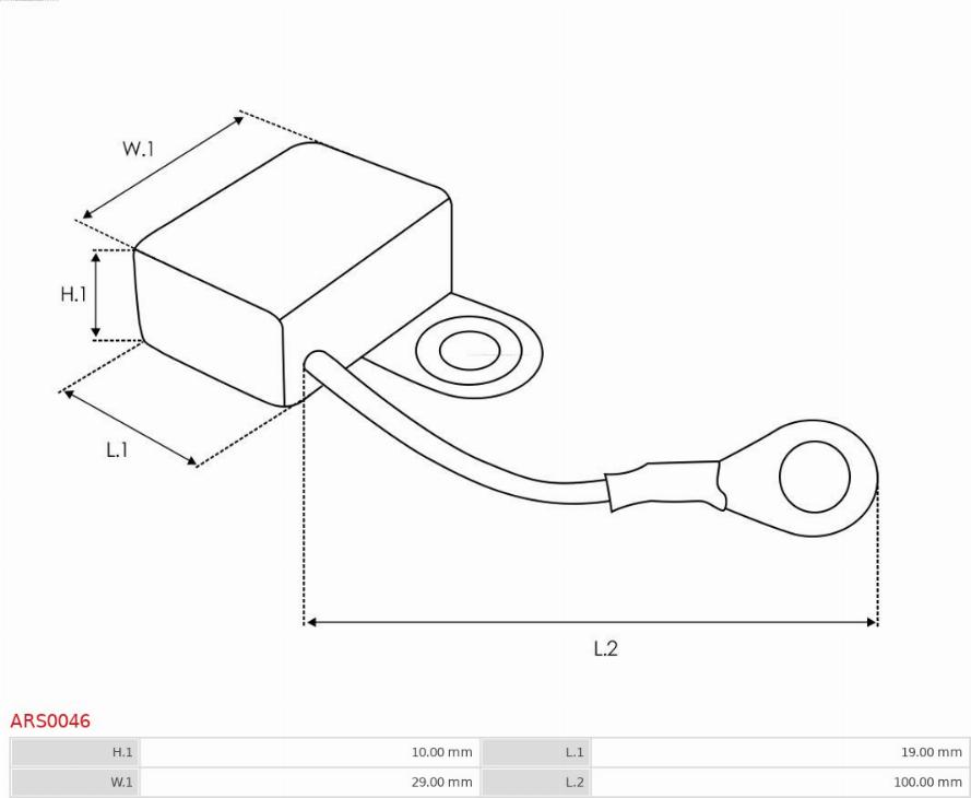 AS-PL ARS0046 - Tamir seti, alternatör www.parts5.com