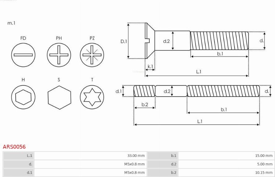 AS-PL ARS0056 - Repair Kit, alternator parts5.com