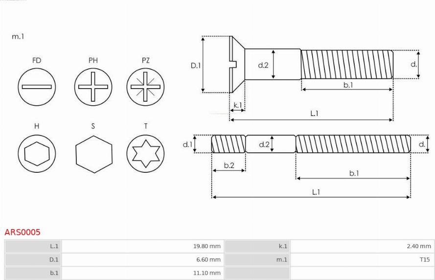 AS-PL ARS0005 - Chit reparatie, alternator parts5.com