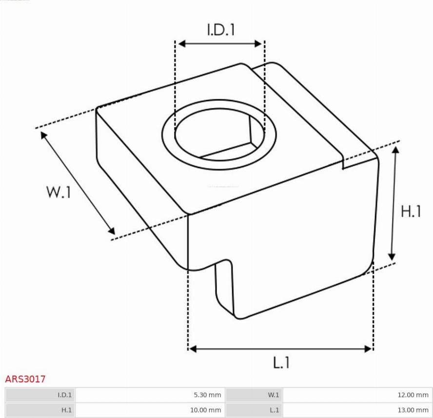 AS-PL ARS3017 - Ремкомплект, генератор www.parts5.com