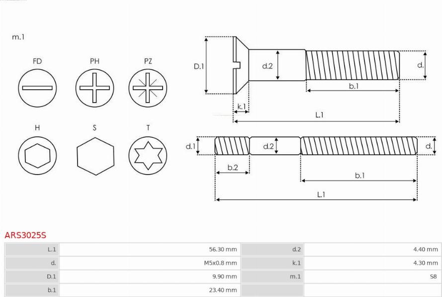 AS-PL ARS3025S - Repair Kit, alternator parts5.com