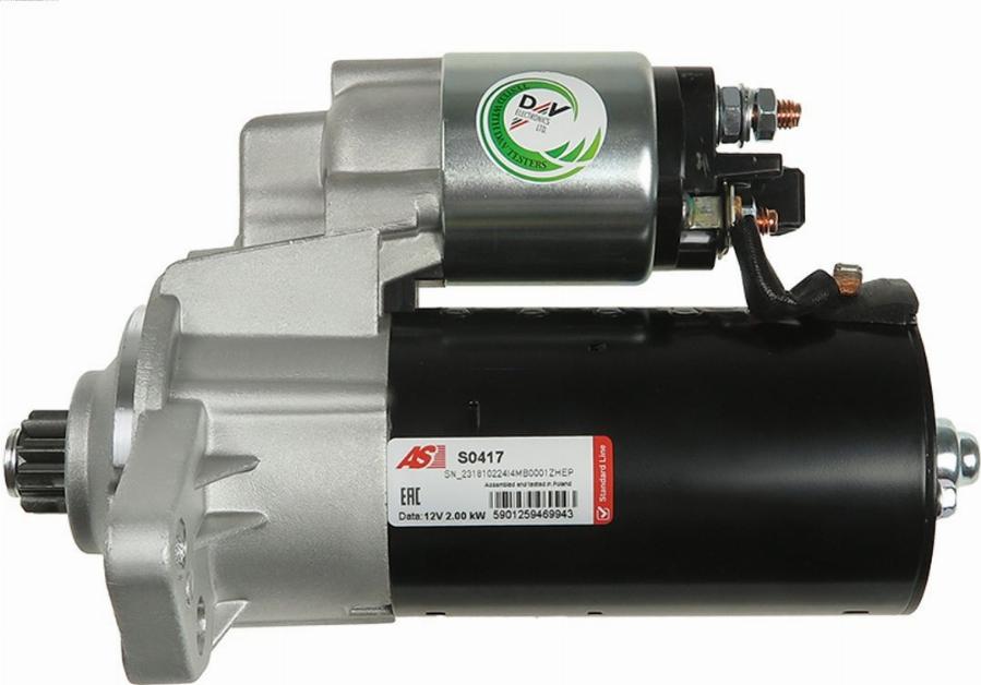 AS-PL S0417 - Startér www.parts5.com