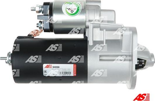 AS-PL S0059 - Starter www.parts5.com