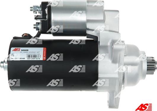 AS-PL S0005 - Rozrusznik www.parts5.com