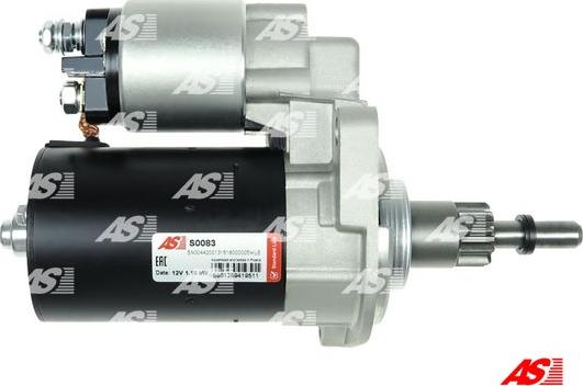 AS-PL S0083 - Rozrusznik www.parts5.com