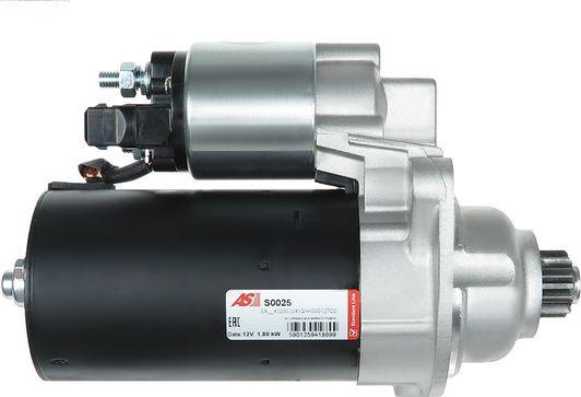 AS-PL S0025 - Starter www.parts5.com