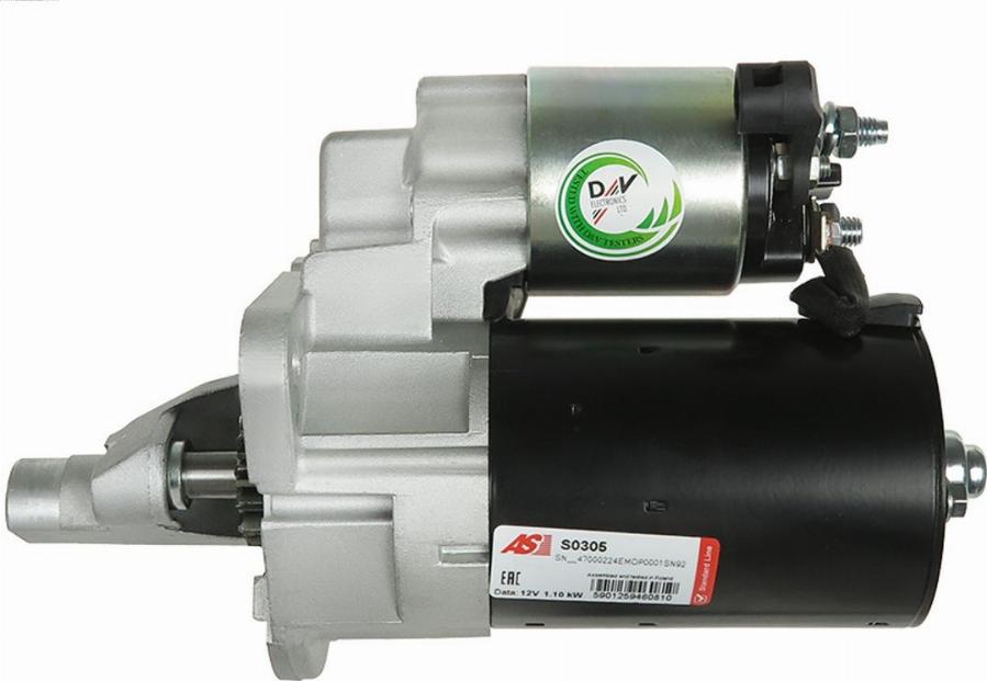 AS-PL S0305 - Motor de arranque www.parts5.com