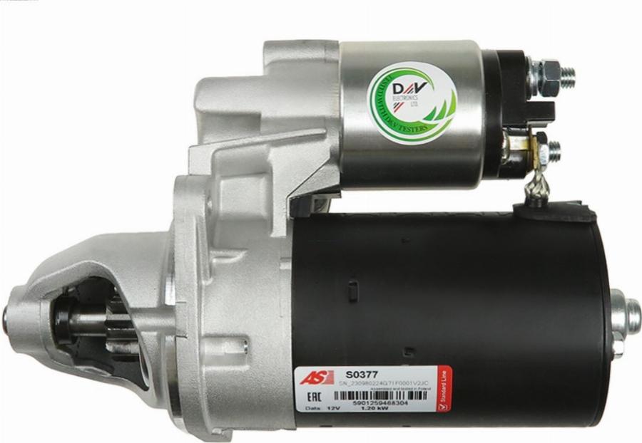 AS-PL S0377 - Starter www.parts5.com