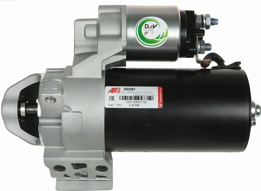 AS-PL S0291 - Starter www.parts5.com