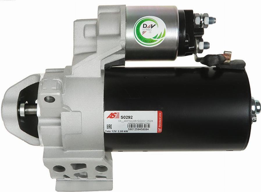 AS-PL S0292 - Starter www.parts5.com