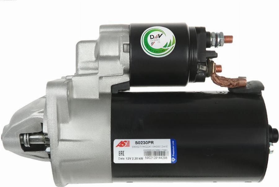 AS-PL S0230PR - Motor de arranque www.parts5.com