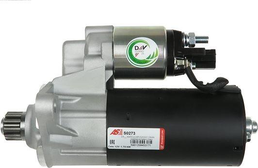 AS-PL S0273 - Starter www.parts5.com