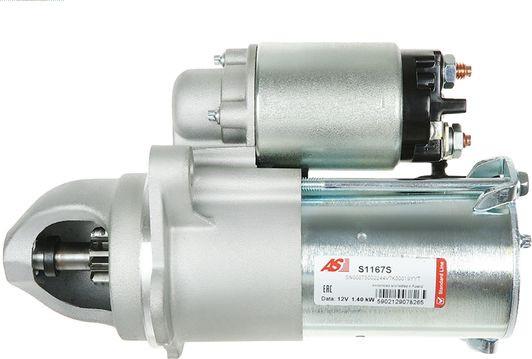 AS-PL S1167S - Motor de arranque www.parts5.com