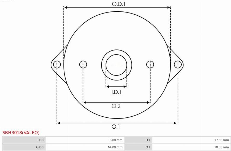 AS-PL SBH3018(VALEO) - Poklopac uputnika, rasplinjač www.parts5.com