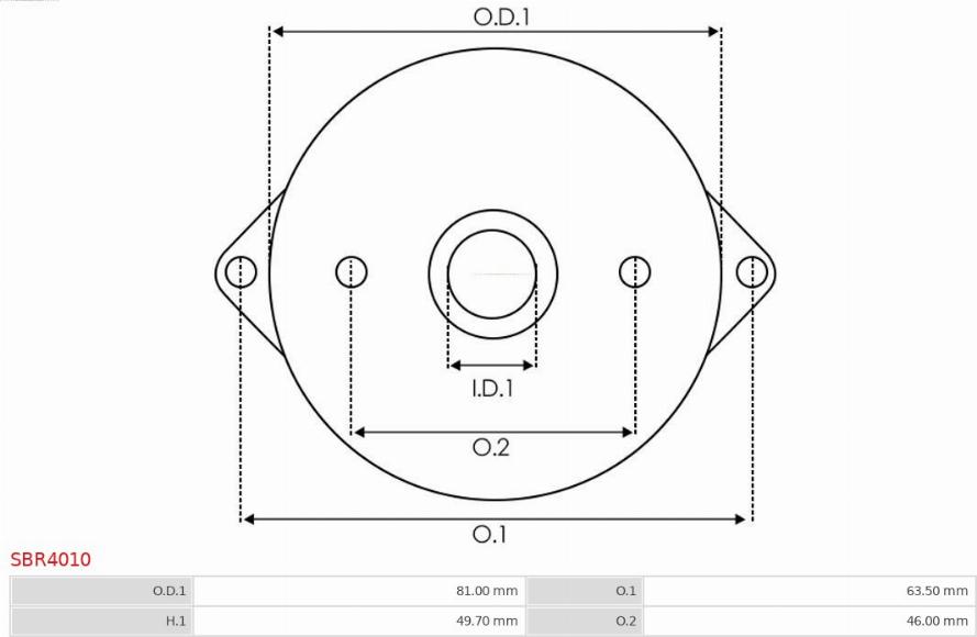 AS-PL SBR4010 - Starterikaas,Karburaator www.parts5.com