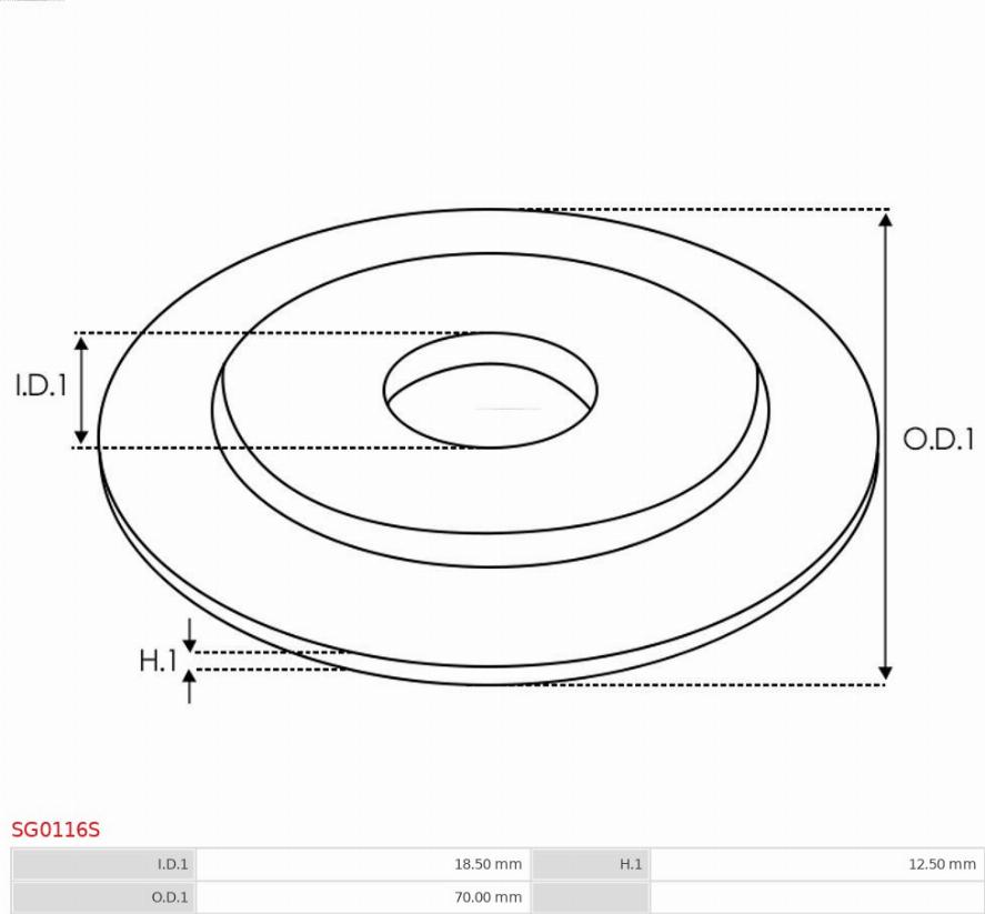 AS-PL SG0116S - Sada na opravy, startovací systém www.parts5.com