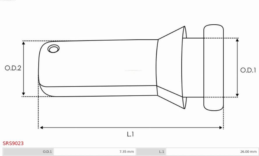 AS-PL SRS9023 - Remondikomplekt,Starter www.parts5.com