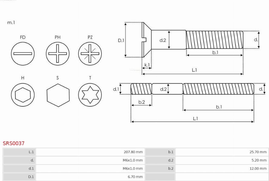 AS-PL SRS0037 - Chit reparatie, alternator www.parts5.com