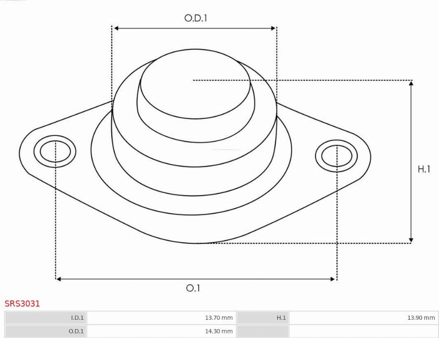 AS-PL SRS3031 - Poklopac uputnika, rasplinjač www.parts5.com